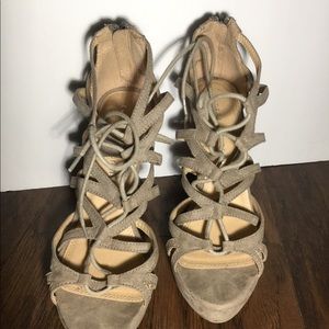 Nine West strappy heels